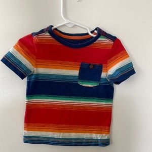 Boy 18M Genuine Kids Oshkosh B’gosh Bright Color stripe tee
